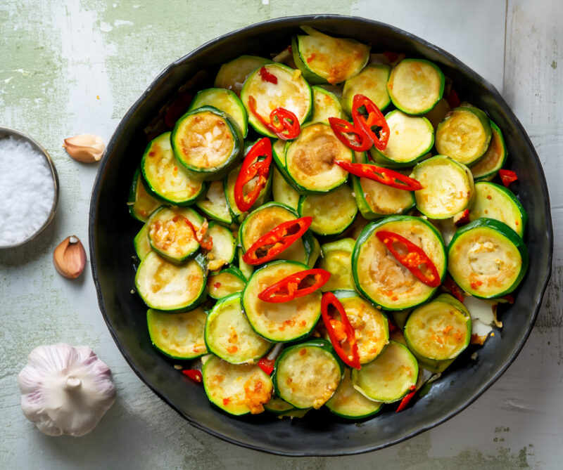 chilli courgette