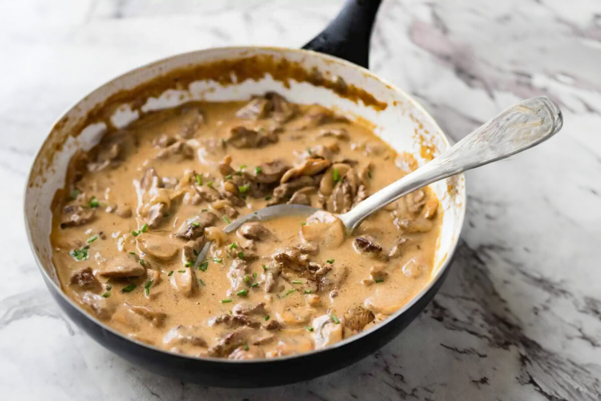 reindeer stroganoff