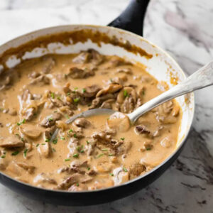 reindeer stroganoff